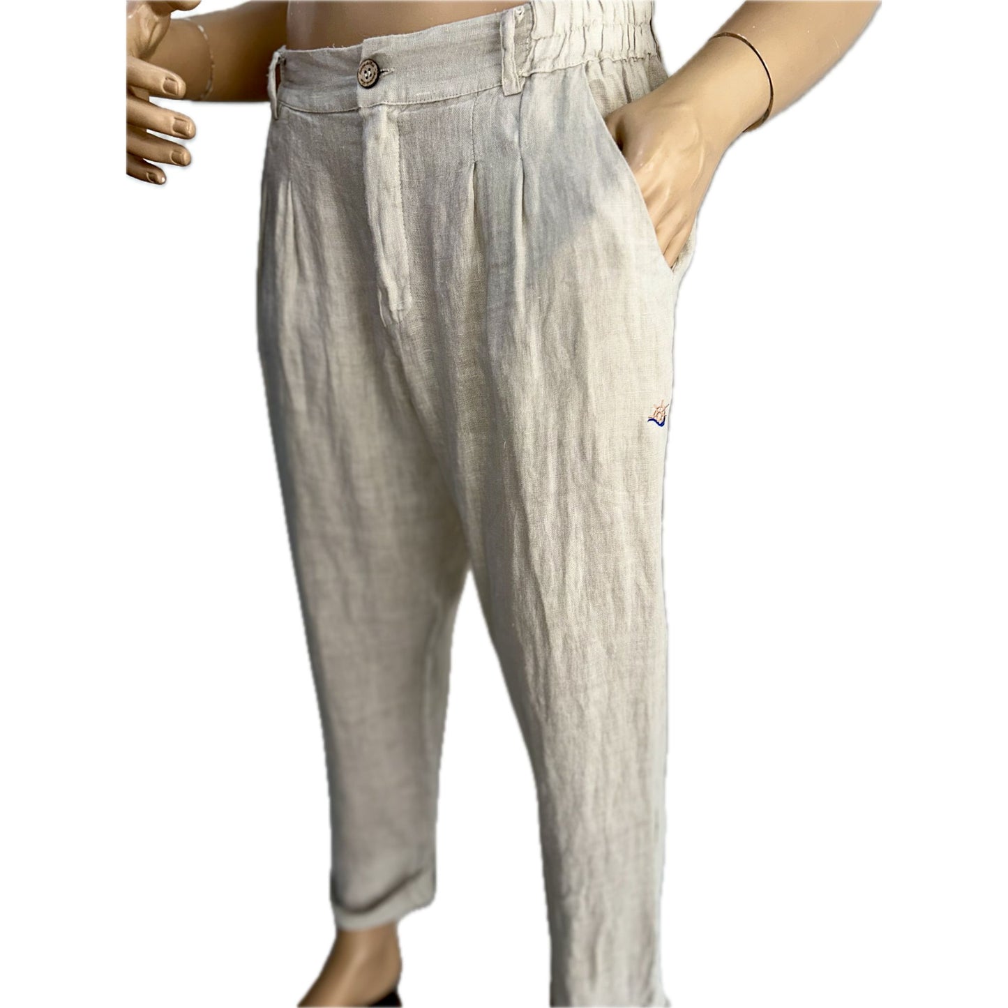 Pantalone "IBIZA" Lino 100%