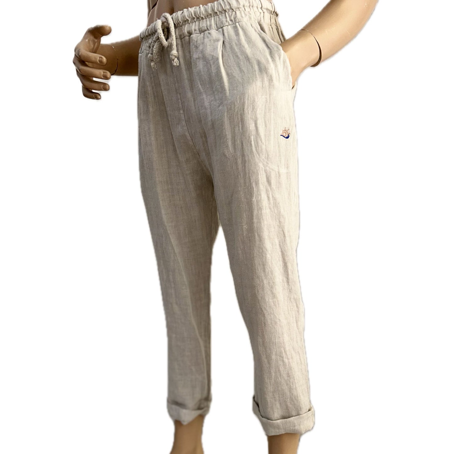Pantalone "CAPRI" Lino 100%