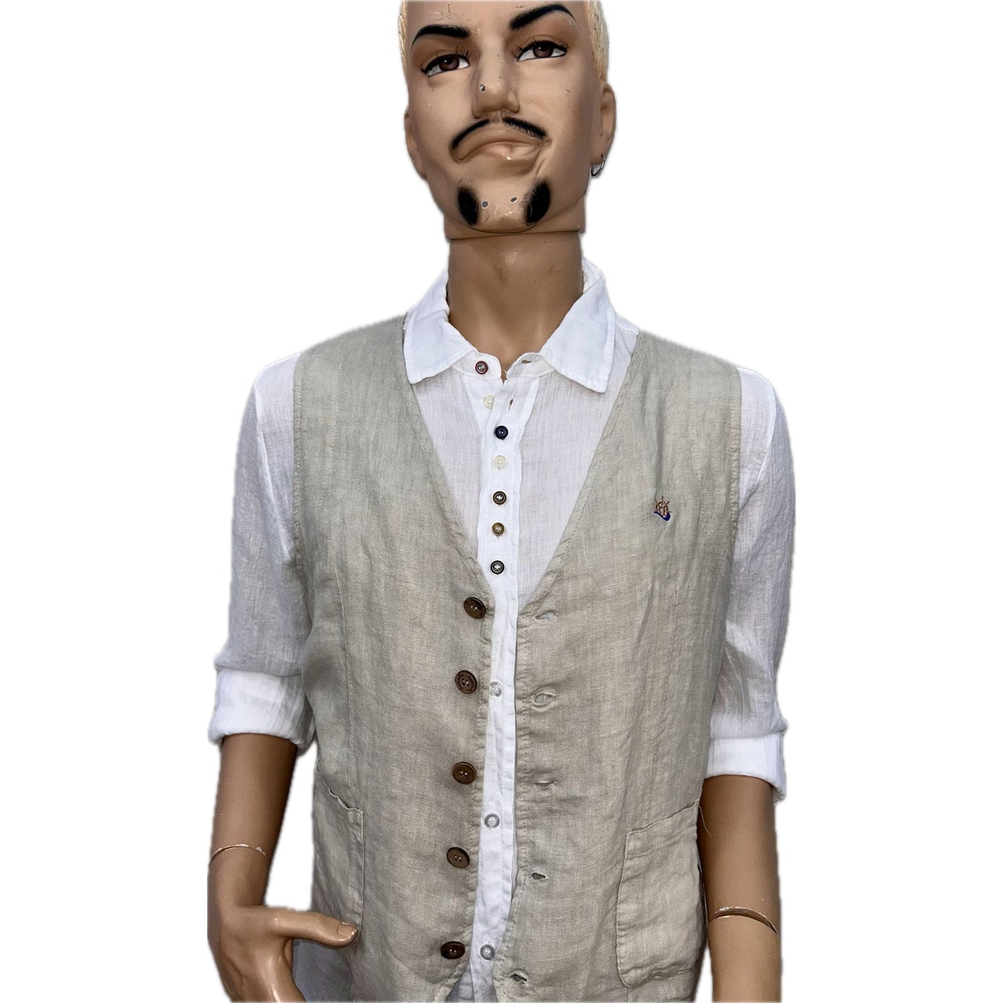 Gilet Lino 100%