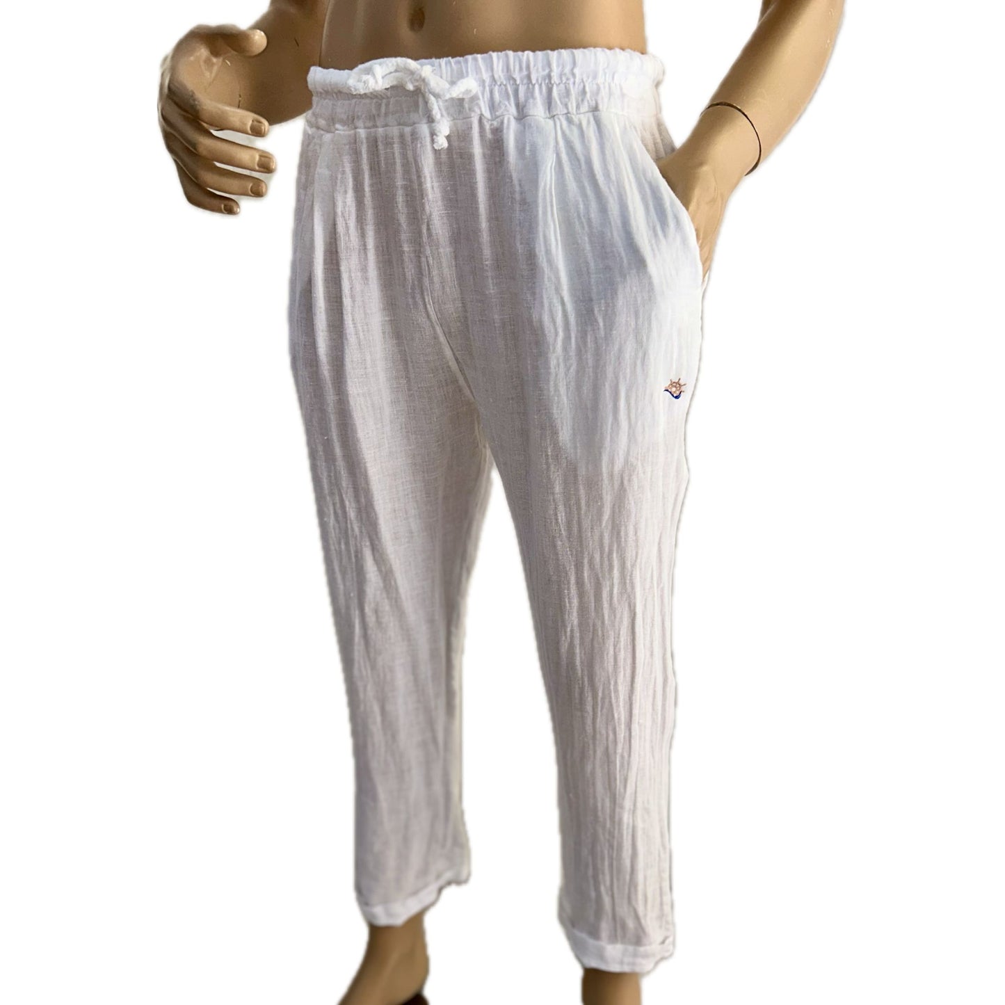 Pantalone "CAPRI" Lino 100%