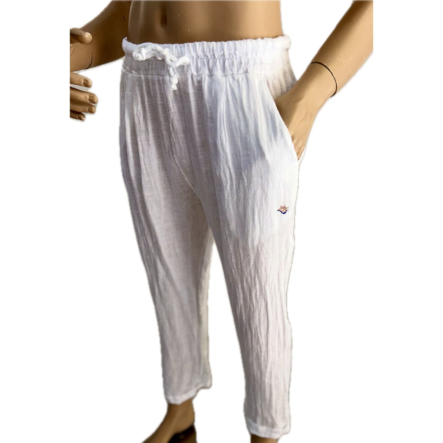 Pantalone "CAPRI" Lino 100%