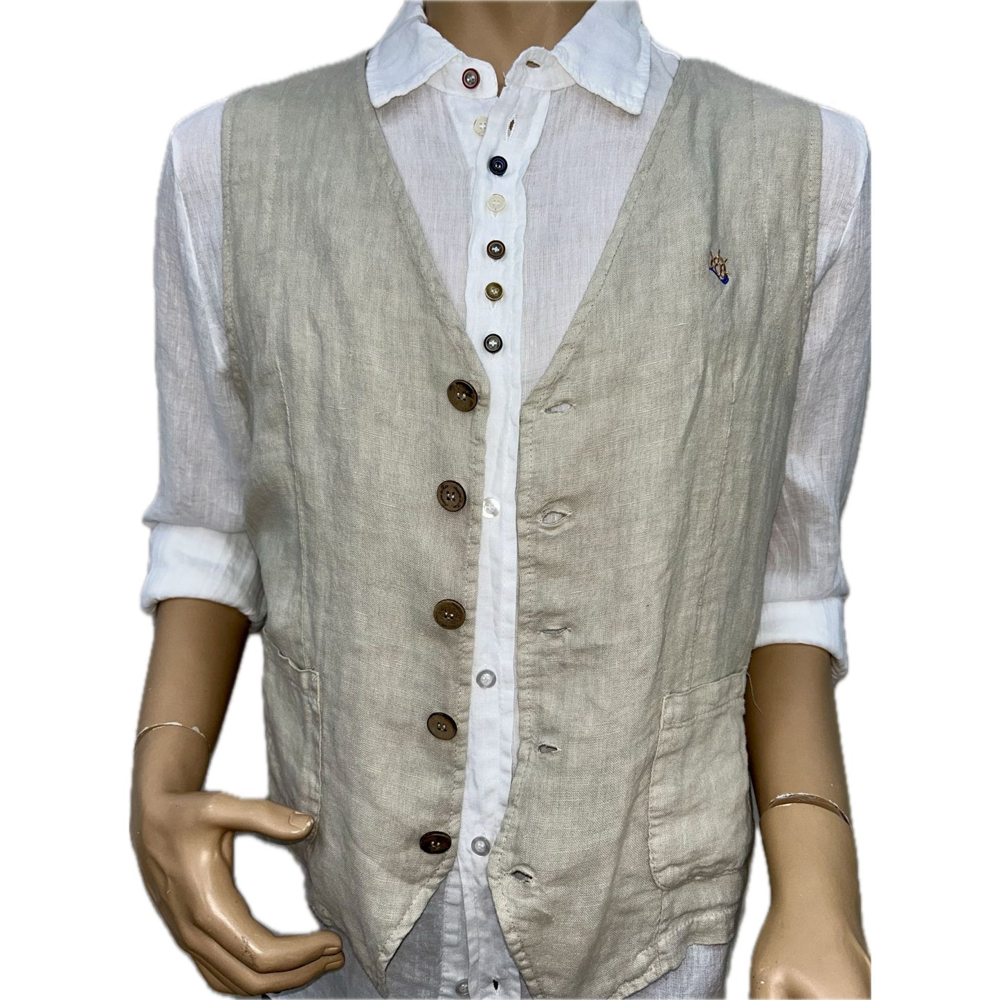 Gilet Lino 100%