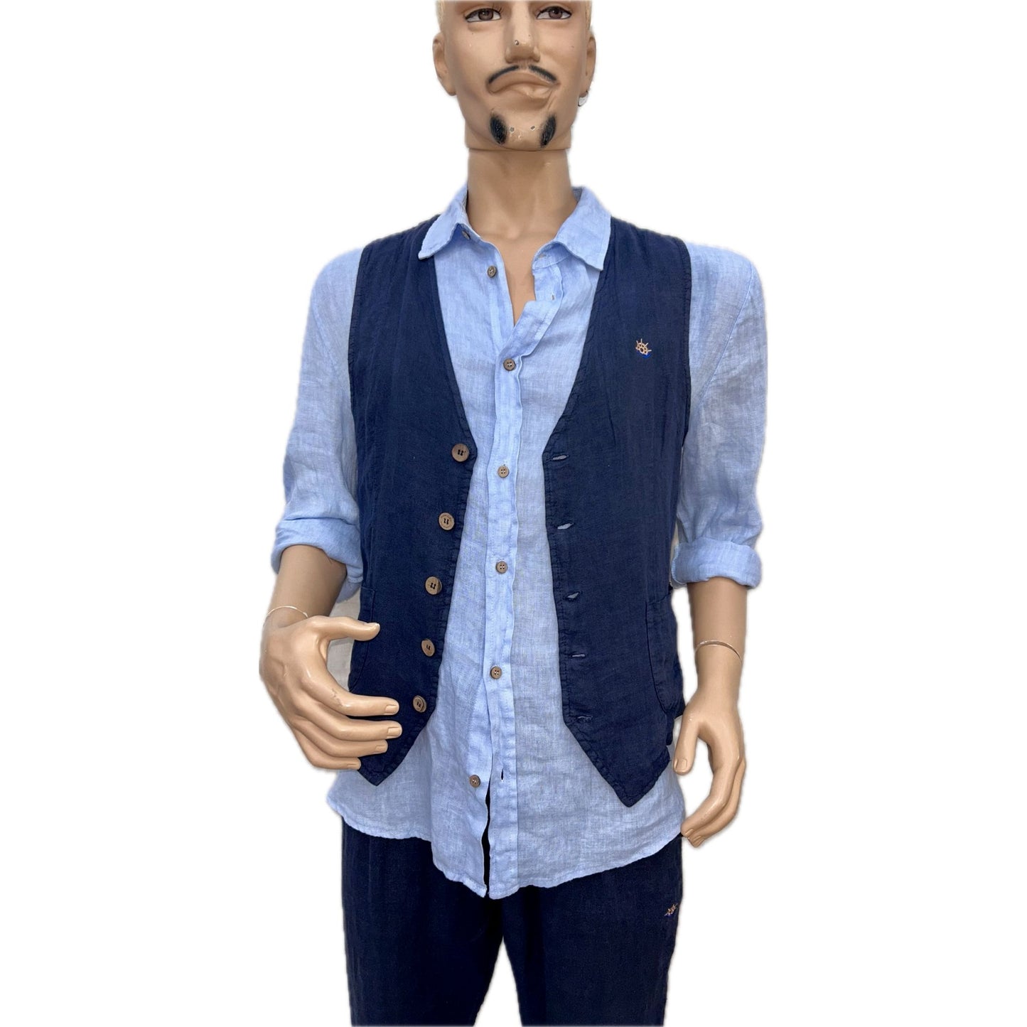 Gilet Lino 100%