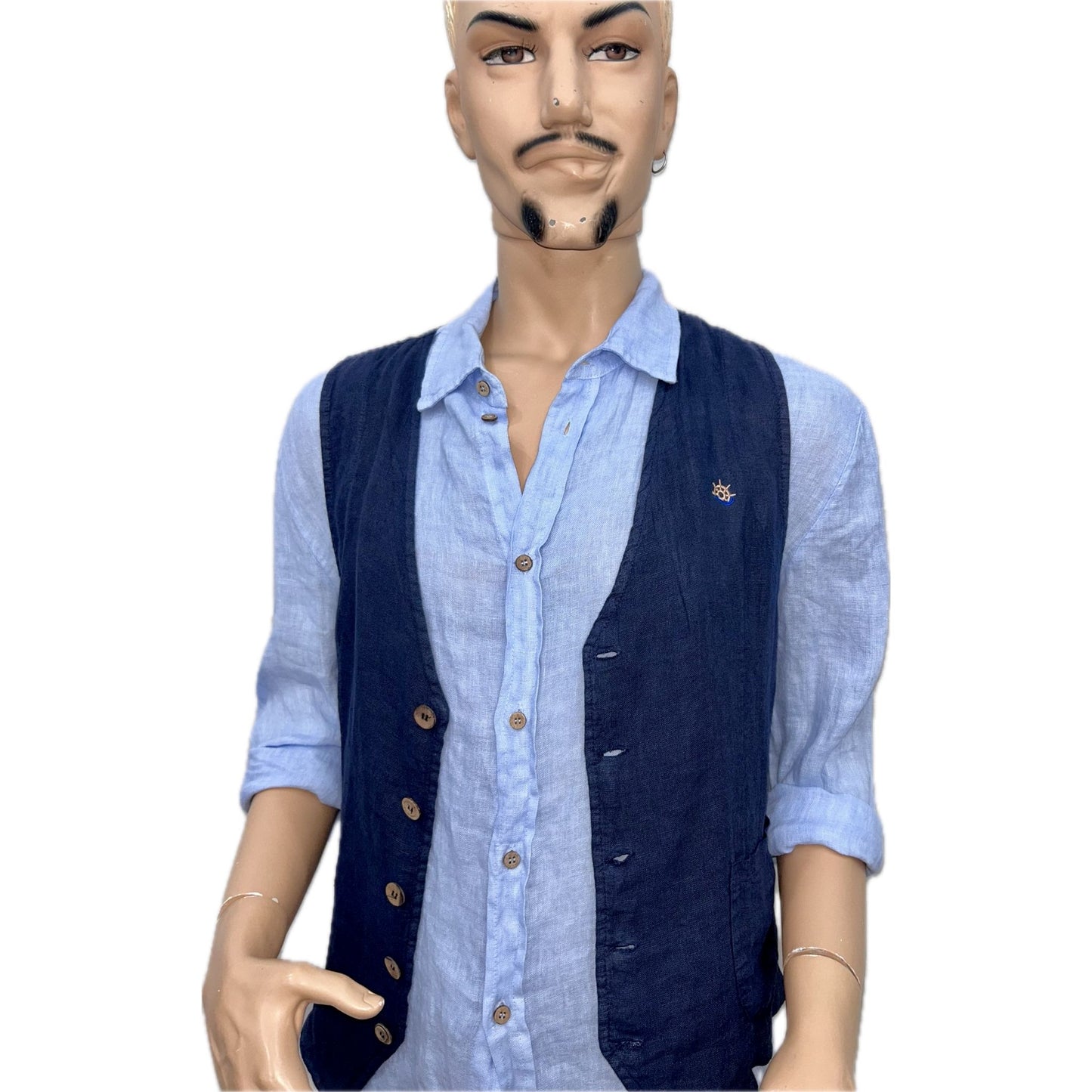 Gilet Lino 100%