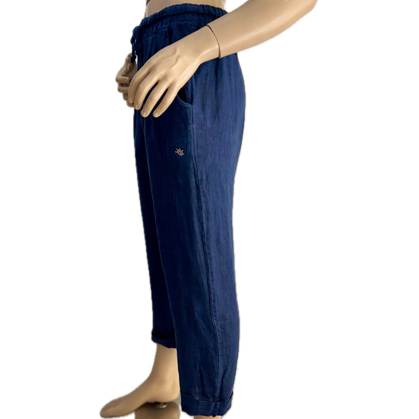Pantalone "CAPRI" Lino 100%