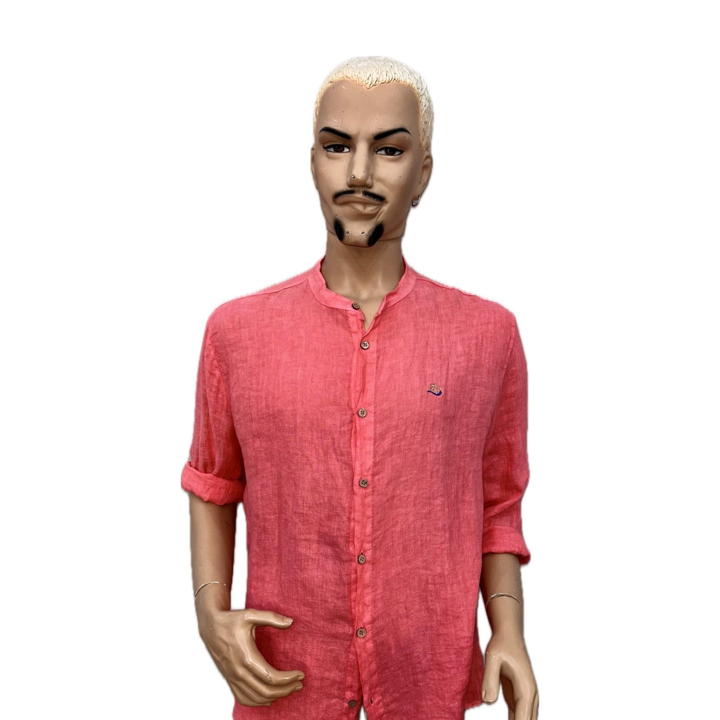Camicia Coreana Lino 100%
