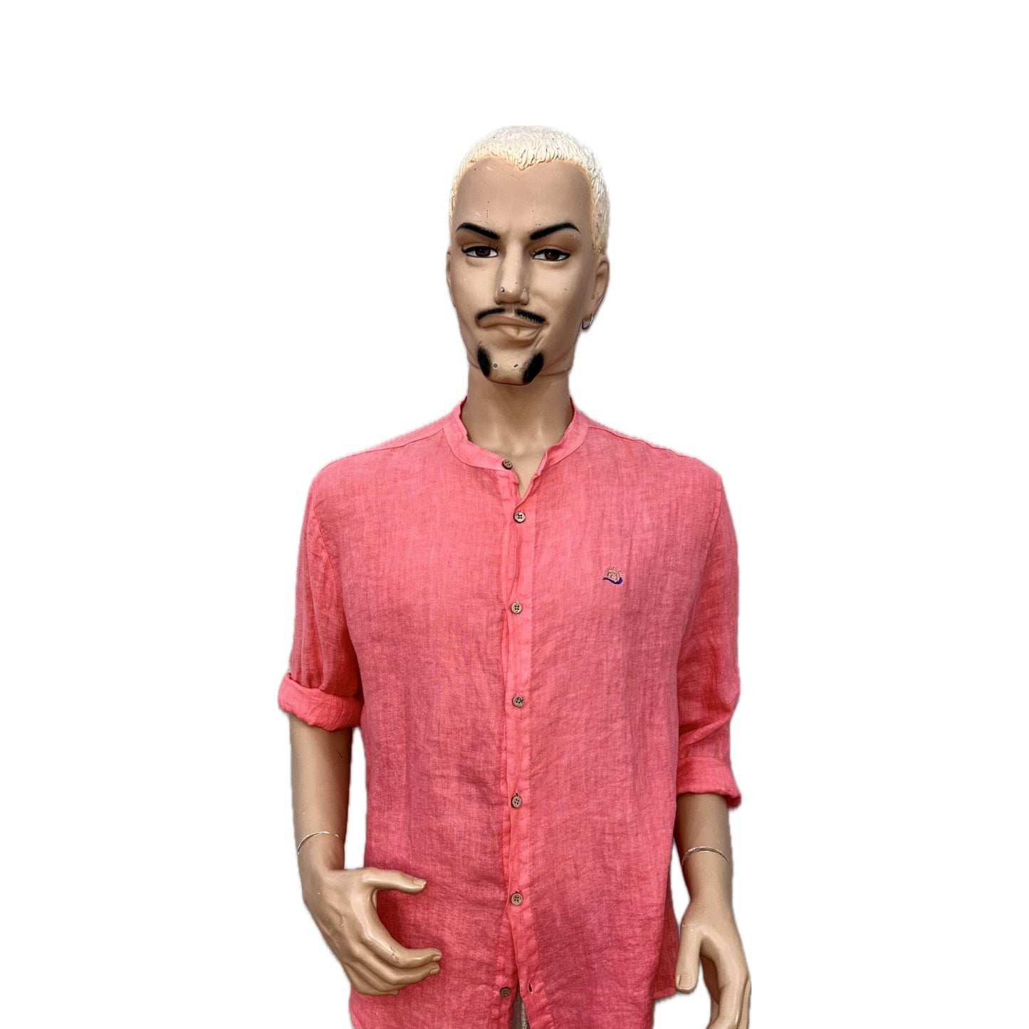 Camicia Coreana Lino 100%