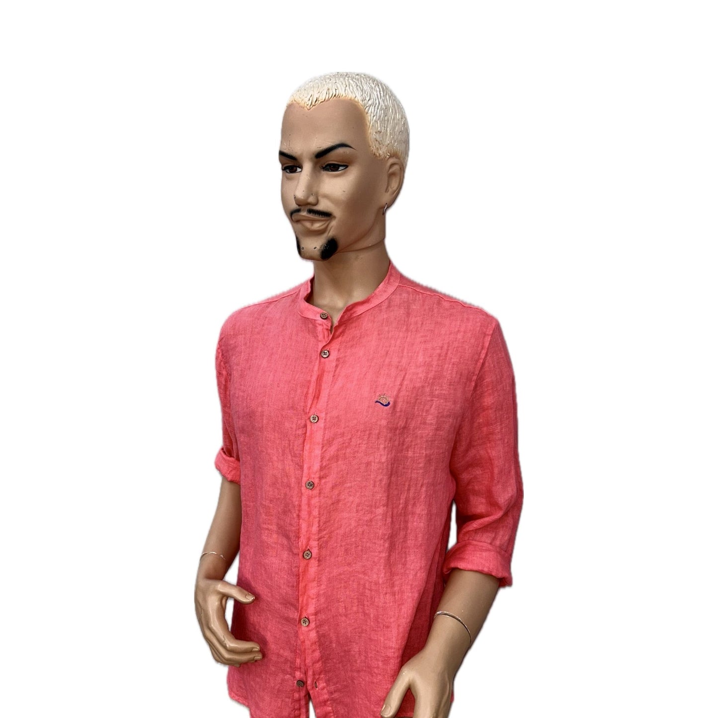 Camicia Coreana Lino 100%