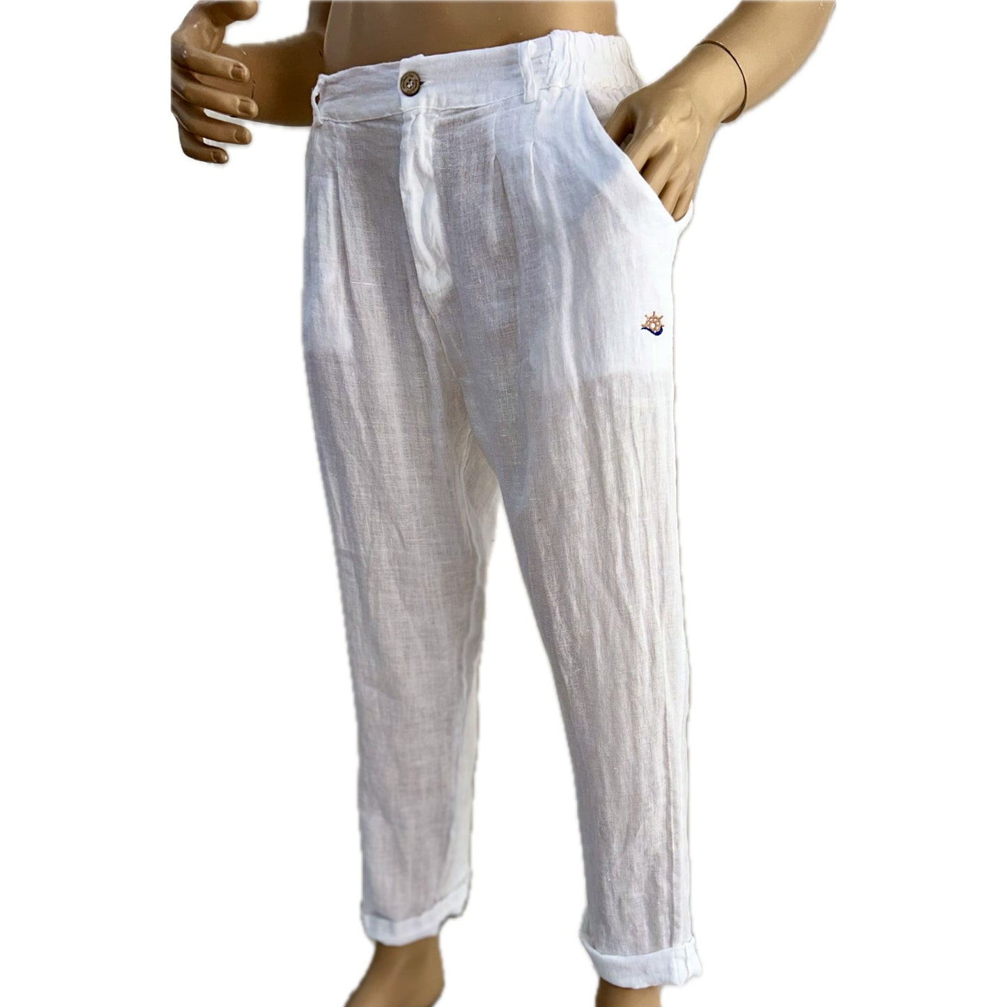 Pantalone "IBIZA" Lino 100%