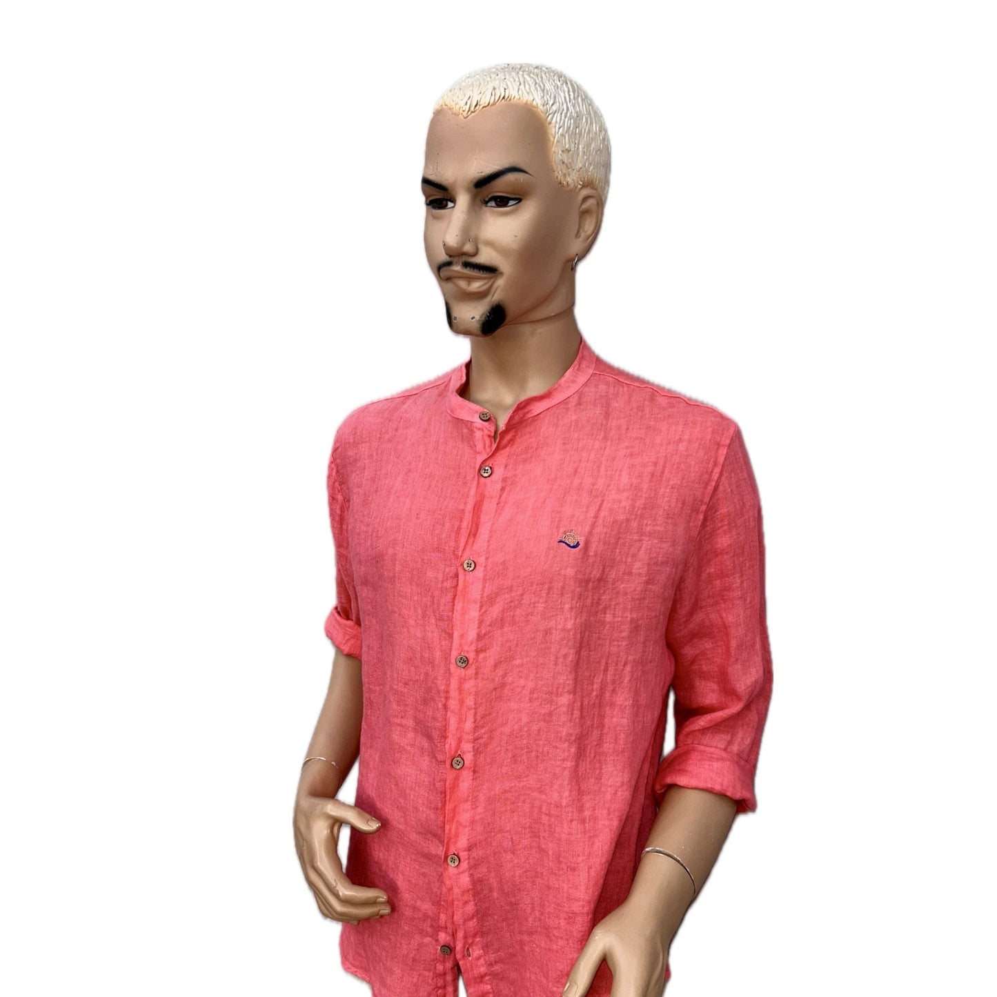 Camicia Coreana Lino 100%