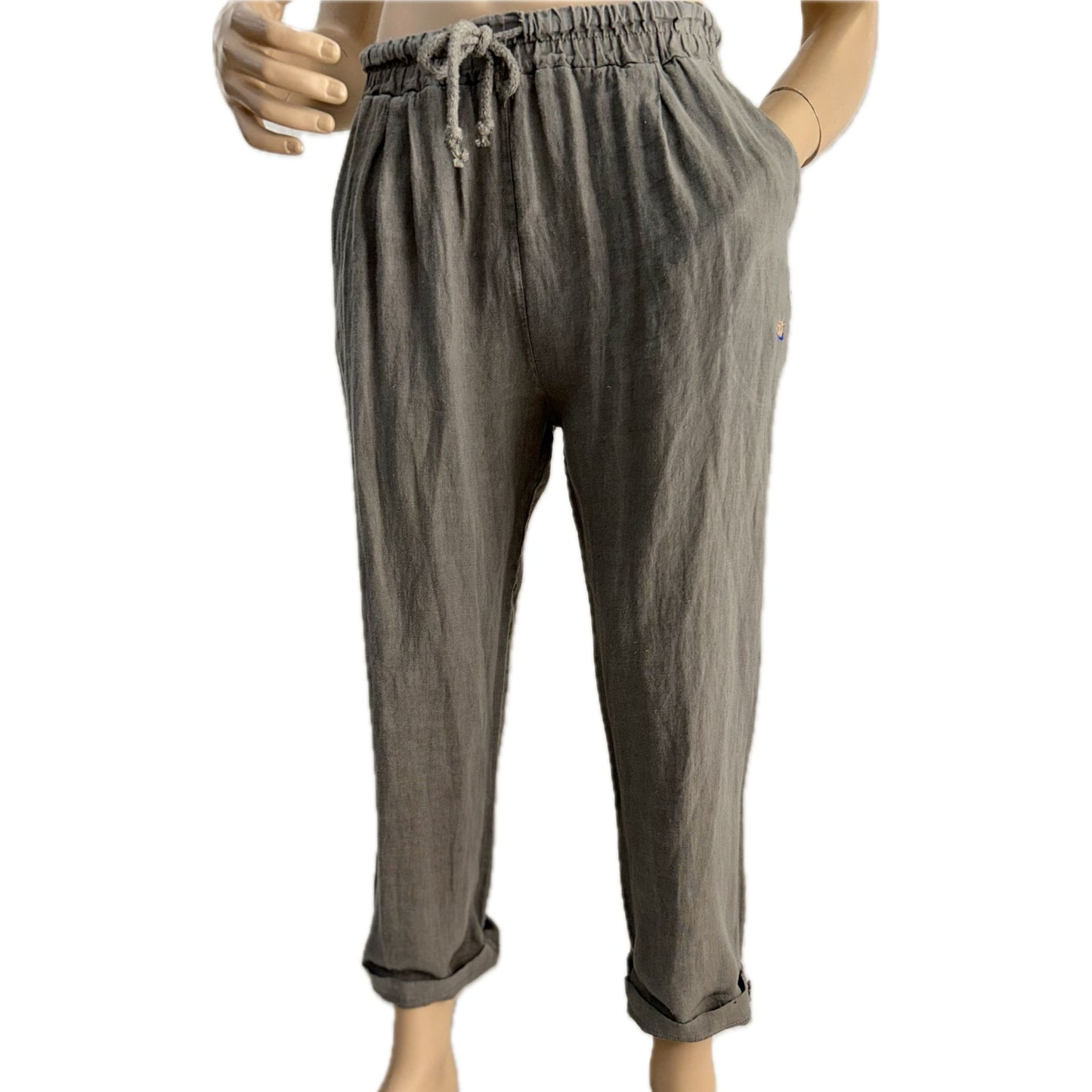 Pantalone "CAPRI" Lino 100%