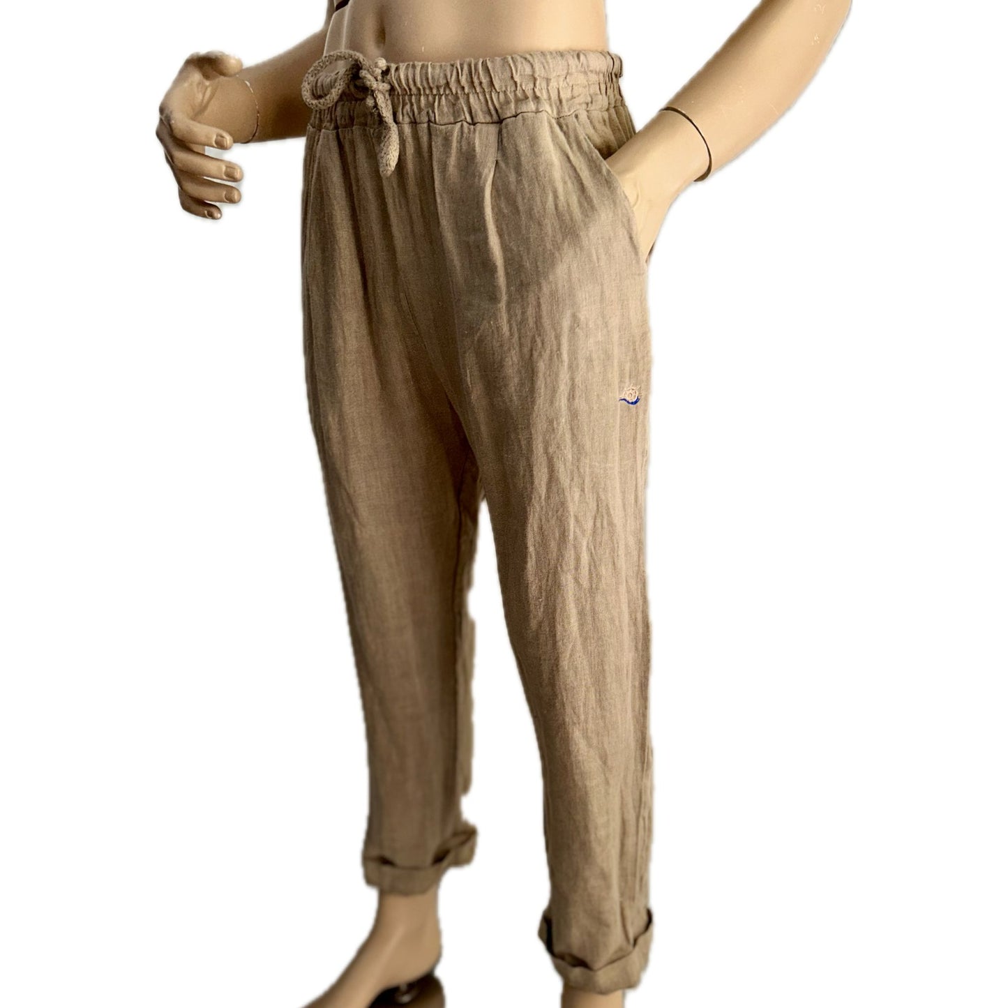 Pantalone "CAPRI" Lino 100%