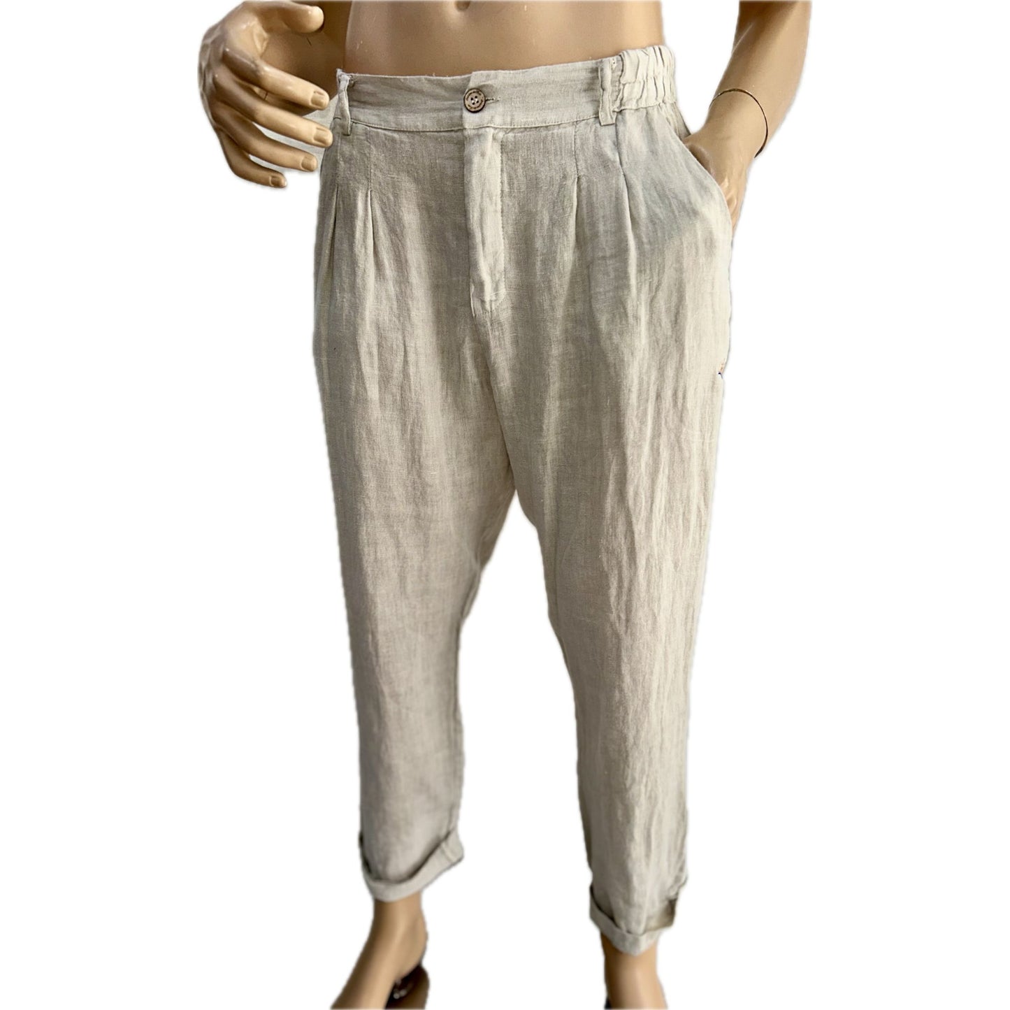 Pantalone "IBIZA" Lino 100%