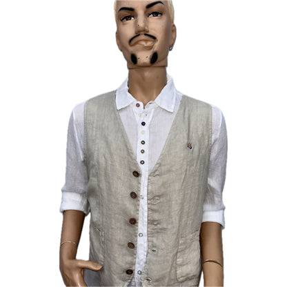 Gilet Lino 100%