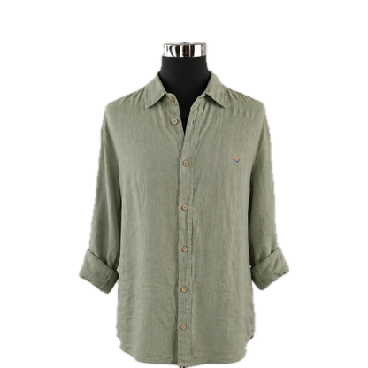 Camicia di Lino 100% "CAPRI" - Toni Verdi