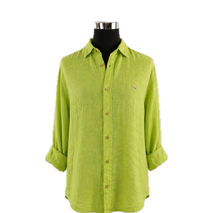 Camicia di Lino 100% "CAPRI" - Toni Verdi